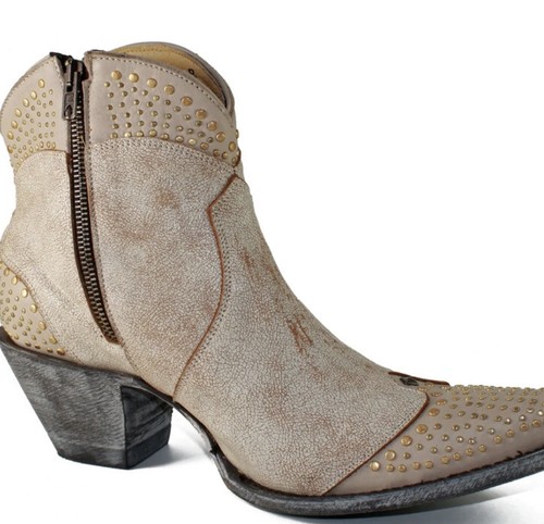 Yippee Ki Yay by Old Gringo Women's Lexa Booties - Snip Toe Ivory 9 - Picture 2 of 5