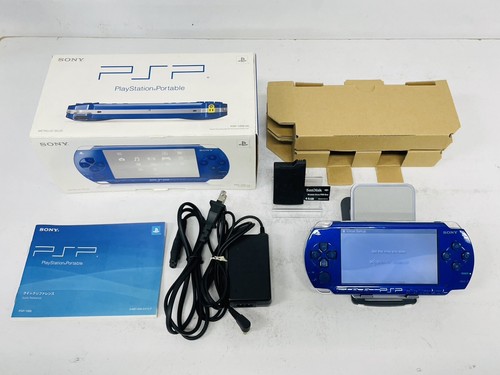 Console Sony PSP 1000 PSP-1000 avec boîte différentes régions de couleurs version japonaise gratuite. - Photo 26/61