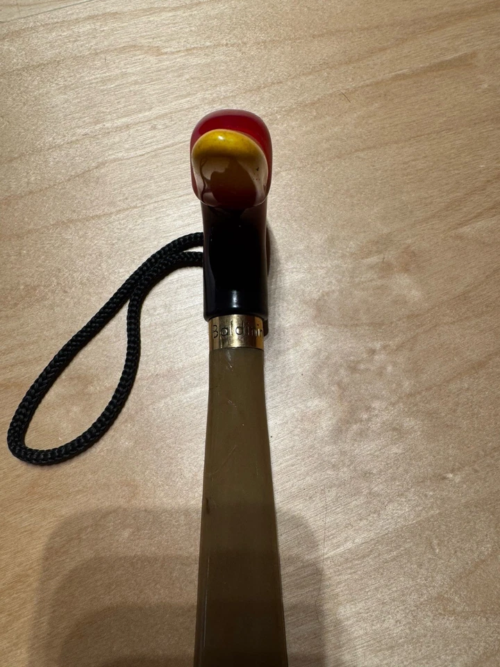 Baldinini Raro Caparazón de Tortuga Zapato Cuerno 12" Cabeza de Pato Hecho en Italia Foto 3 de 4