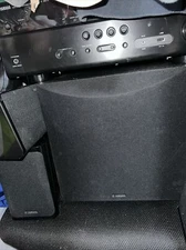 Yamaha NS-SW40 + RXV379 5.1 Surround Sound Channel Speaker System Home Theater