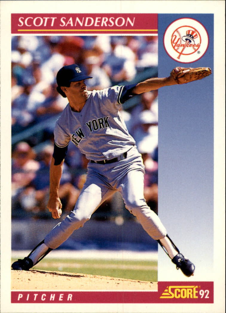 1992 Score #211 Scott Sanderson - NM