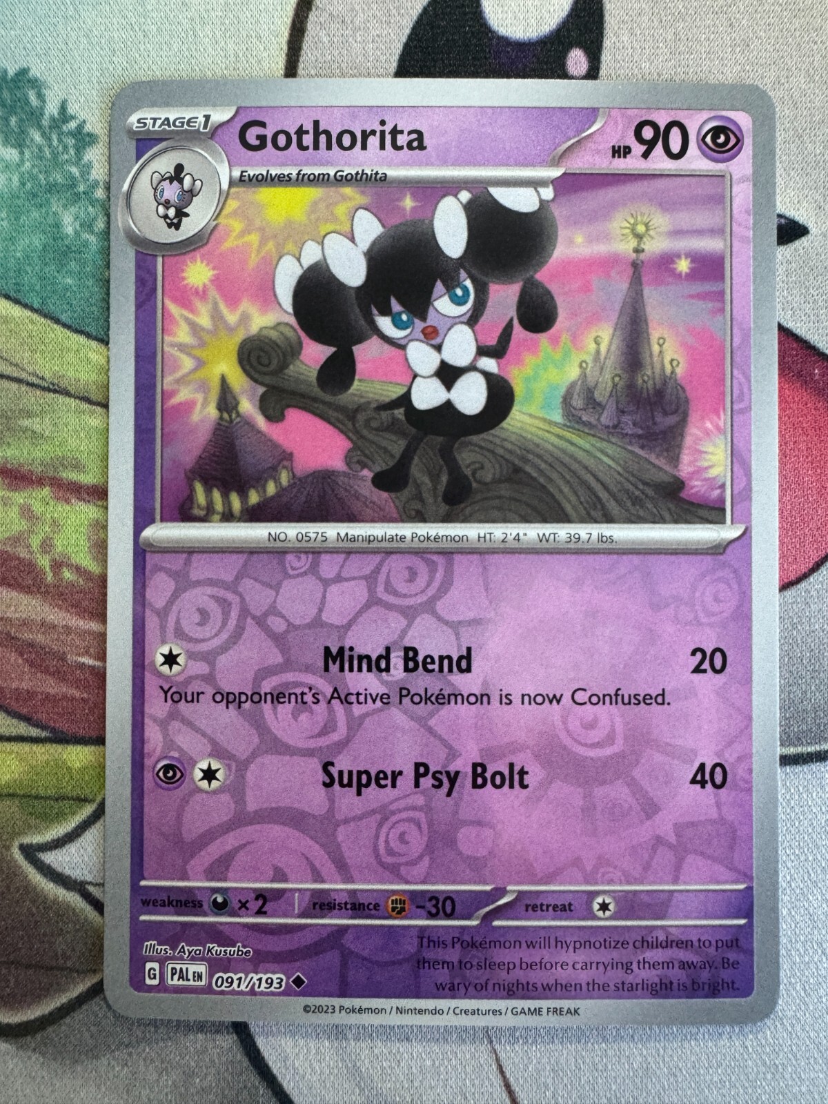 Gothita Reverse Holo English Pokemon TCG BKBX633