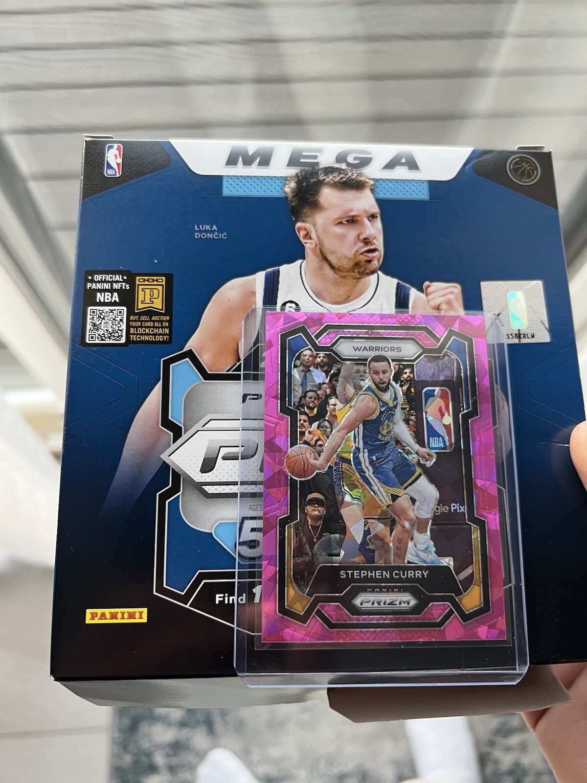 2023-24 Panini Prizm - Pink Ice Prizm #119 Stephen Curry