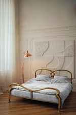 Bedding set light grey striped sateen 100 organic with a zipper