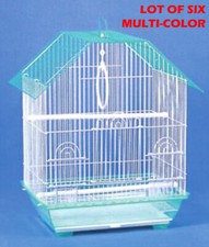 Lot of Six Small Bird Home Cage For Aviary Cockatiels Canaries Parakeets Finches
