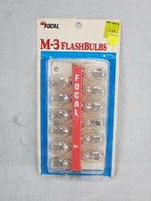 Vintage Focal M-3 FlashBulbs K-Mart 12 Pack Made in USA Unused NOS