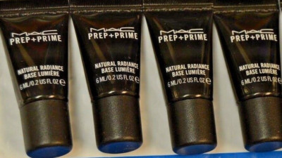 4x MAC Prep + Prime Natural Radiance Radiant Yellow 4 x 6ml = 24ml ~ 