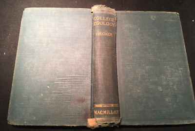 1920 COLLEGE ZOOOGY, ROBERT HEGNER, MACMILLAN COMPANY