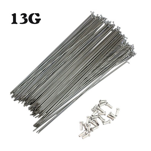 Raggi bici 13G 2.2mm 82-305mm piega-J Spoke capezzoli lunghezza 12MM Parti  di biciclette | eBay