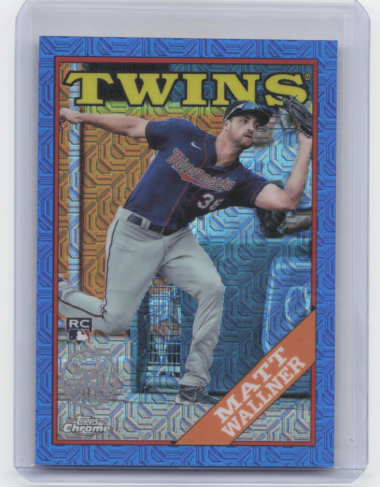 2023 Topps #2T88C-71 Matt Wallner Silver Pack 1988 Blue #/150
