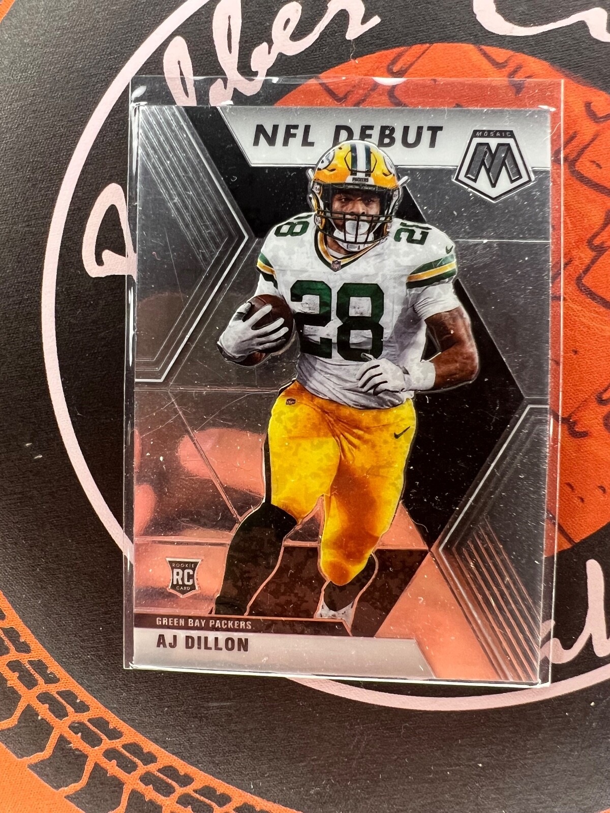2020 Mosaic NFL Debut Rookie Aj Dillon #279 RC Packers 1D