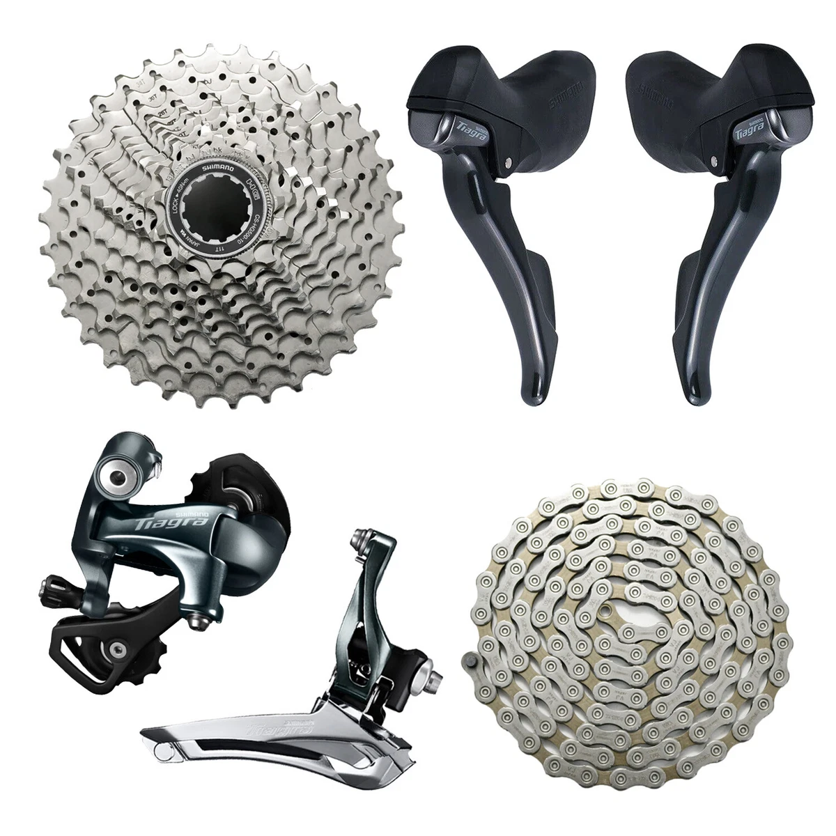 FAST SHIP~ Shimano Tiagra 4700 2x10 Speed Road 11-34T Groupset Kit