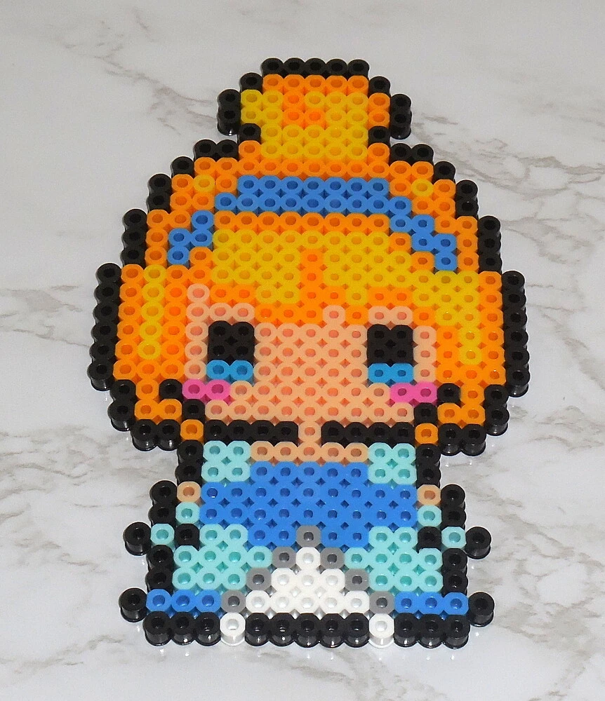  Perler Pixel Bead Art - CINDERELLA princess Disney magnet handmade