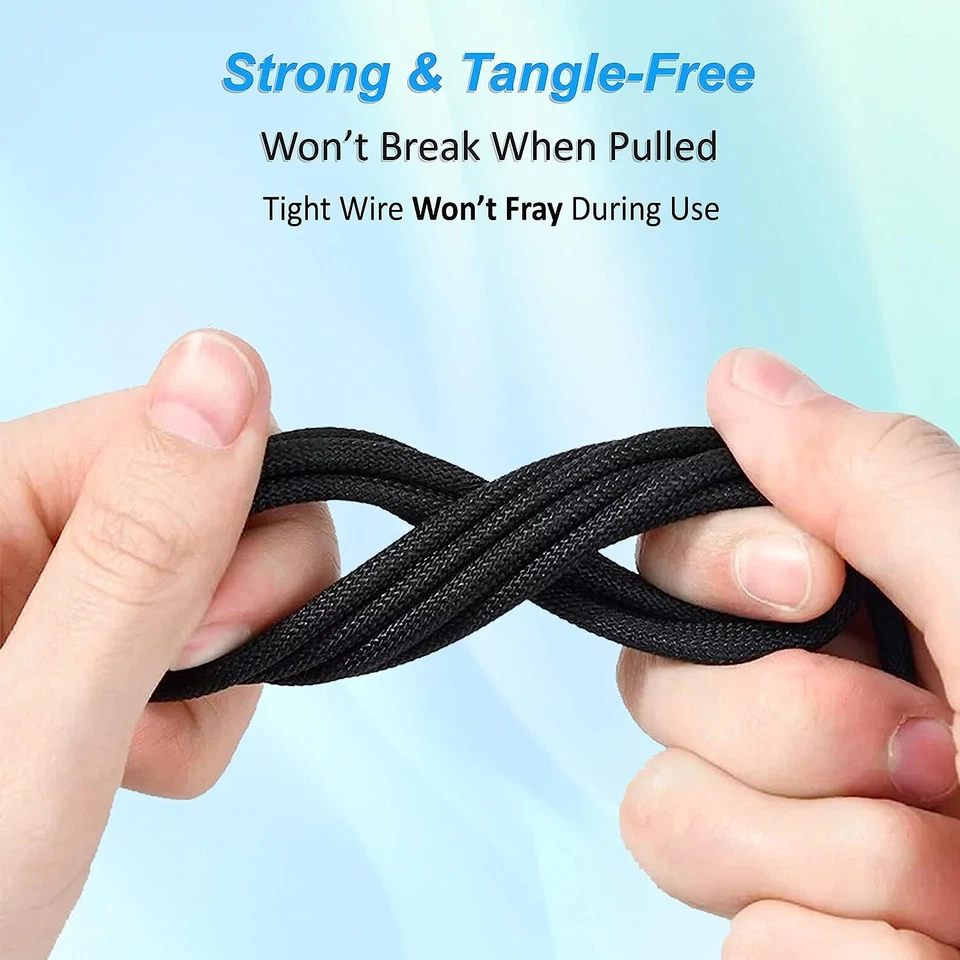 USB To Type C Heavy Duty Quick Fast Charging Cable Phone Charger Lead 1m 2m 3m - Image 4 of 4