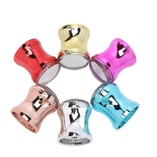 6-teiliges Nail Art Stempel-Set – Inkl. Schaber & Stempel Für French Nails & Nageldesign, Bunte Köpfe