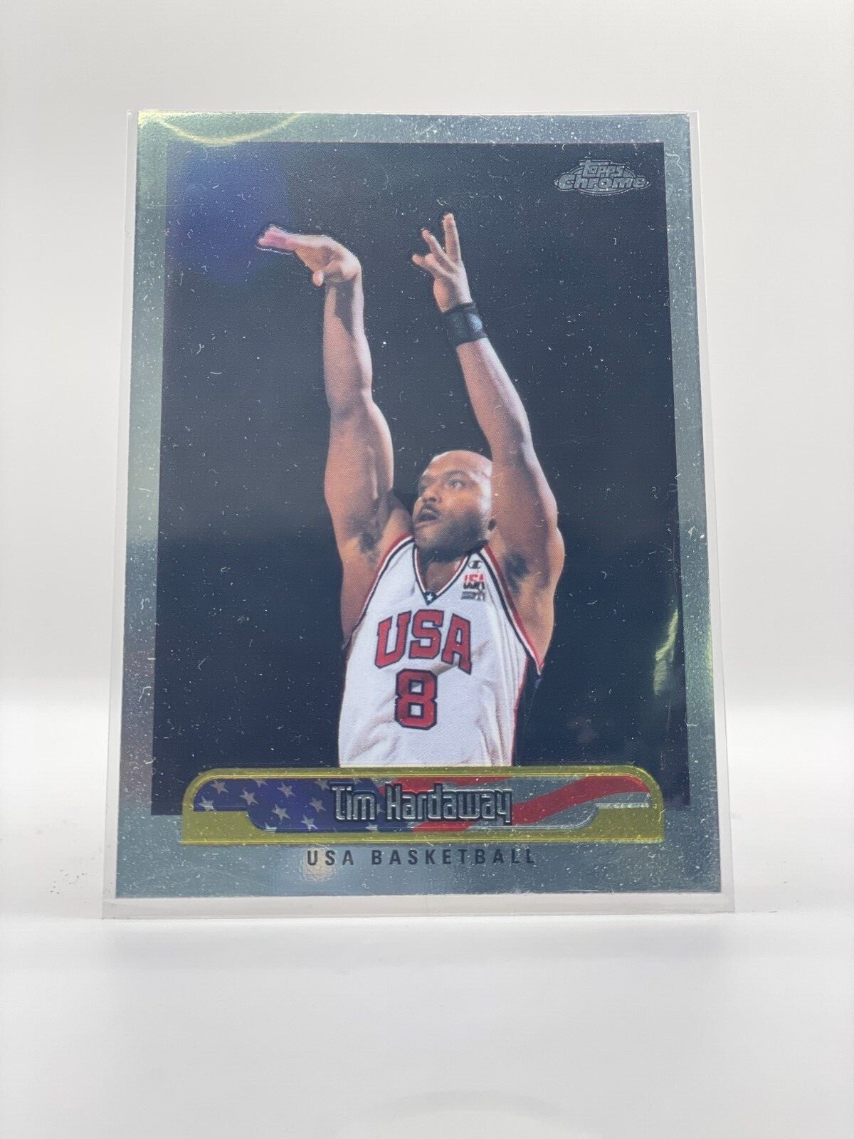 Tim Hardaway #253 - 1999-00 Topps Chrome Refractor - USA Basketball