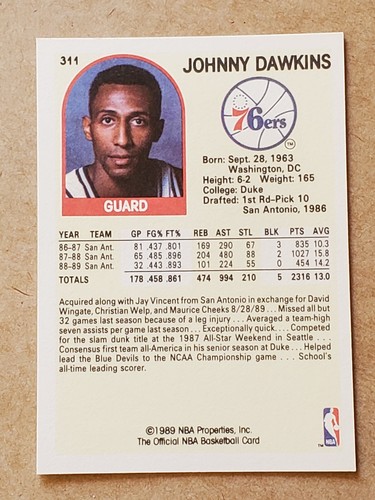1989-90 NBA HOOPS BASKETBALL TRADING CARDS YOU PICK 50% OFF 2 or more - Picture 117 of 189