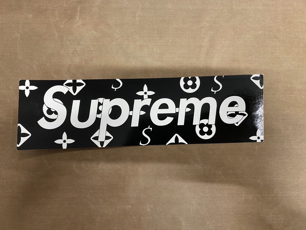 Louis Vuitton Box Logo Supreme Sticker | eBay Louis Vuitton Box Logo Supreme Sticker | eBay