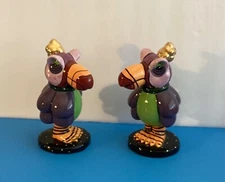 SWAK Flossie Toucan Salt & Pepper Shakers Lynda Corneille 2004 NIB
