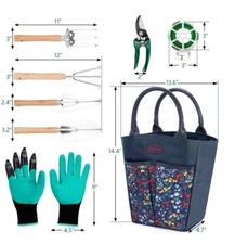 Good GAIN Garden Tools Set G19-002GA Green -7 Piece