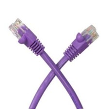 Lot50 5ft RJ45 Cat5e Ethernet Cable/Cord/Wire PURPLE F