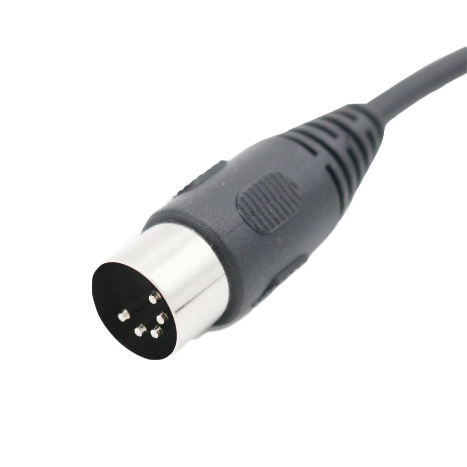 DIN5 AT Male to Mini DIN6 MDIN6 PS/2 Female PC Mac Keyboard Adapter Converter 6" - Image 4 of 4