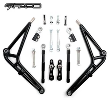 FAPO Set of Front Steering Drift Lower Control Arm Wide Angle Kit For BMW E36