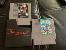 NES Play Action Football and NFL Football Lot (Nintendo NES, 1990)