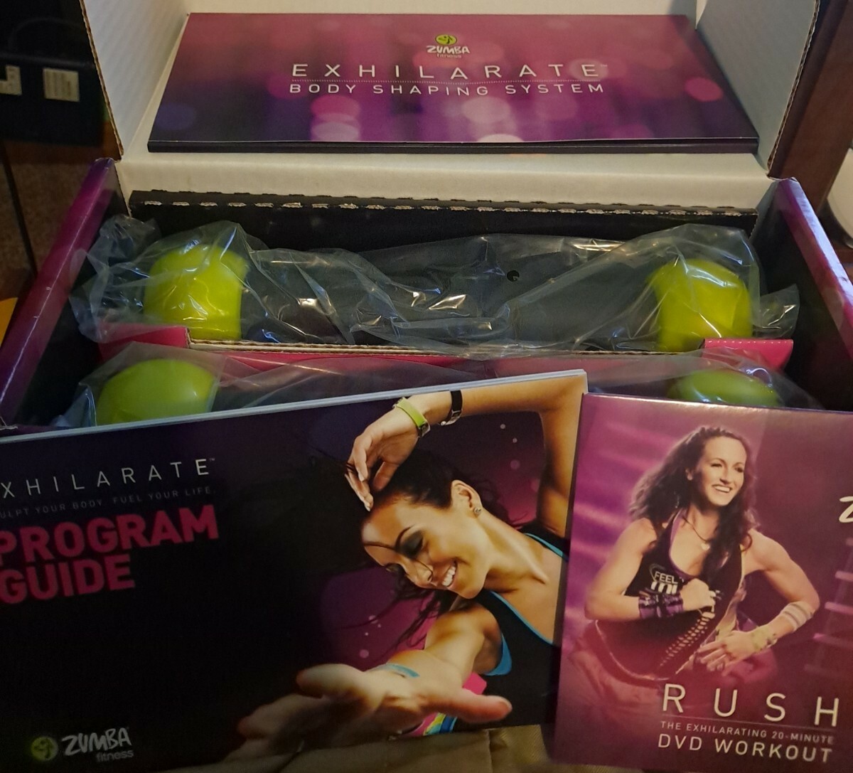 Zumba Fitness Exhilarate Body Shaping System 5-disc DVD Set