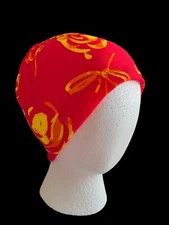 H.A.D. Multifunctional Headwear Tropical Floral Orange One Size Fits All
