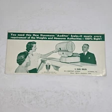 Ink Blotter Hussman Scale Auditor Deli Meat Counter Earl Imler Altoona PA