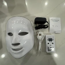 7 Color LED Light Therapy Face Mask Skin Rejuvenation Anti-Aging Beauty Device