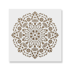 Lirio Mandala Stencil - Durable  Reusable Mylar Stencils