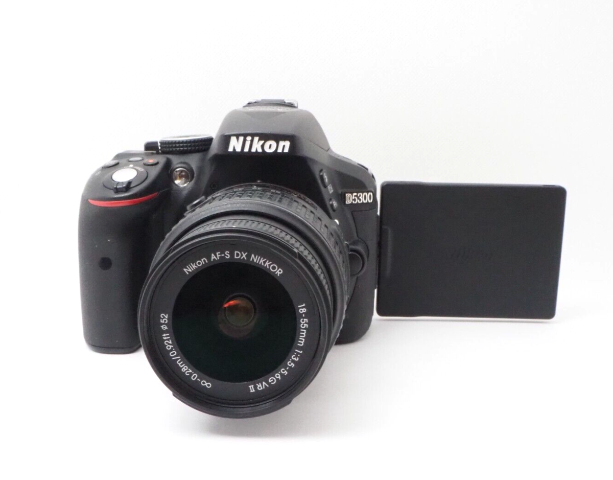 美品Nikon 一眼 D5300 AF-S DX NIKKOR 18-55mm Amazon.com : NIKON D5300 [AF-P 18-55 VR Lens kit (Black/Digital