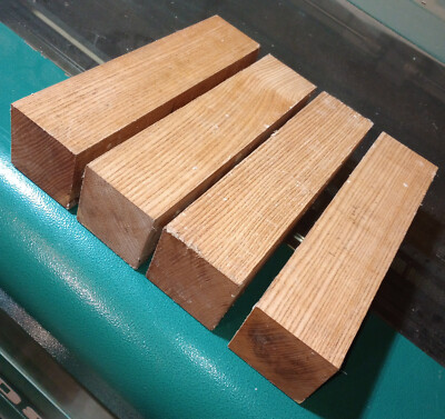 LOT OF FOUR (4) KENTUCKY COFFEE TREE TURNING BLOCKS LUMBER LATHE 3 X 3 X 12''