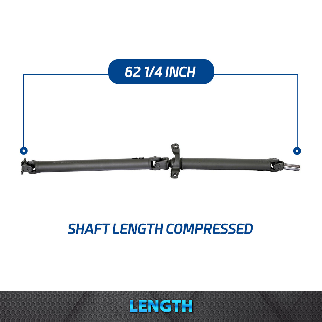 BOXI Rear Driveshaft For Subaru Baja, Legacy & Outback 2.5L/3.0L AWD - Direct Replacement For 27111-AE061