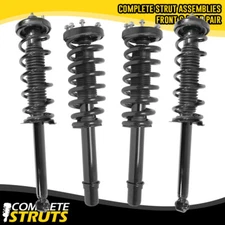 For 2004-2008 Acura TL Front & Rear Complete Struts & Coil Spring Assemblies