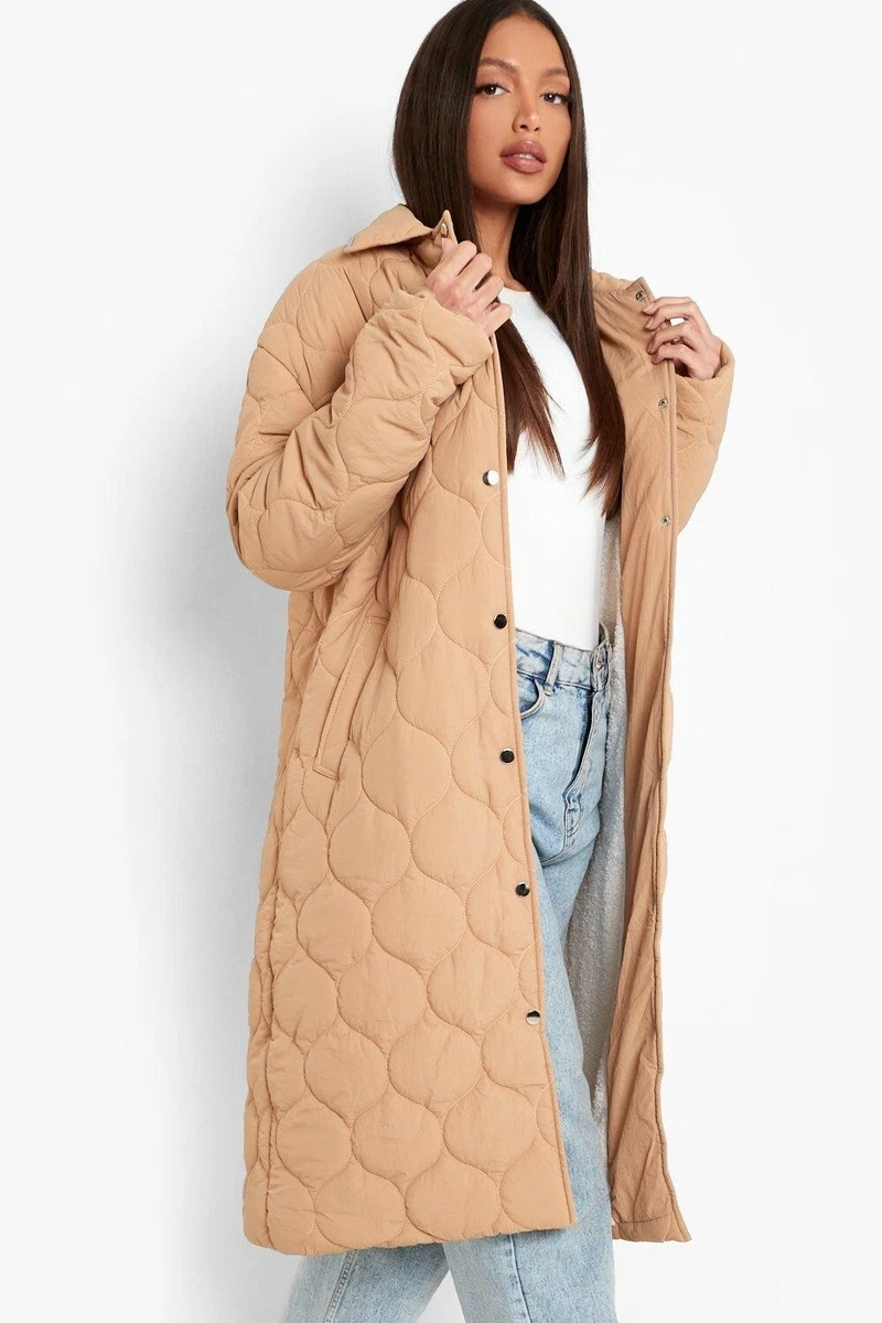 Only oversized longline padded coat hotsell