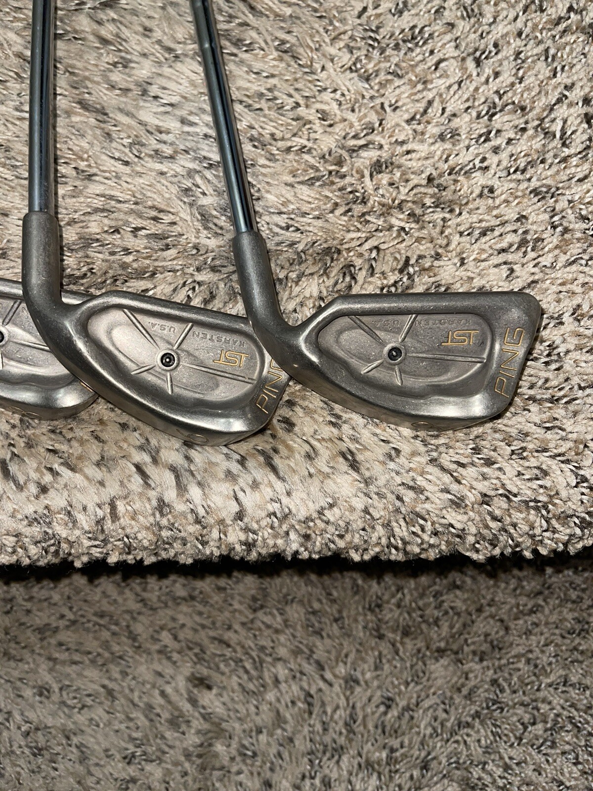 Ping ISI Nickel Irons / 26,8,9 PW+SW / Black Dot / Stiff Flex Ping