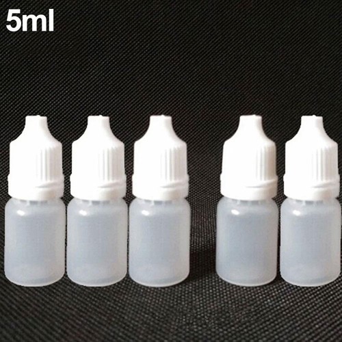 5/15ML Plastic Squeezable Dropper Bottles Eye Liquid Dropper Refillable Bottles - Picture 7 of 16