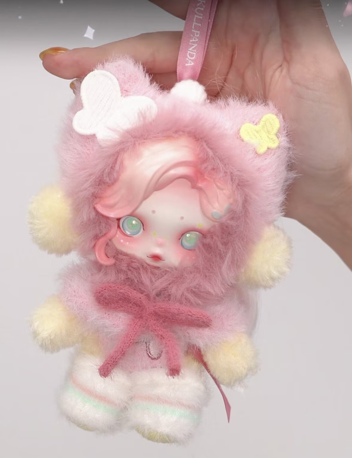 FLUTTERSHY - Skullpanda My Little Pony Series Blind Box Figure Plush Pendant Toy