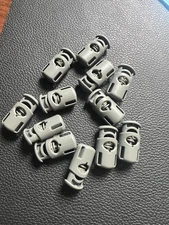 12pk Toaster Ellipse Cord Locks Stopper Spring Toggle Mil-Spec Foliage Green USA