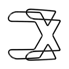 4" Coaster Holder for Both Round Square Holds 8 Coasters Black