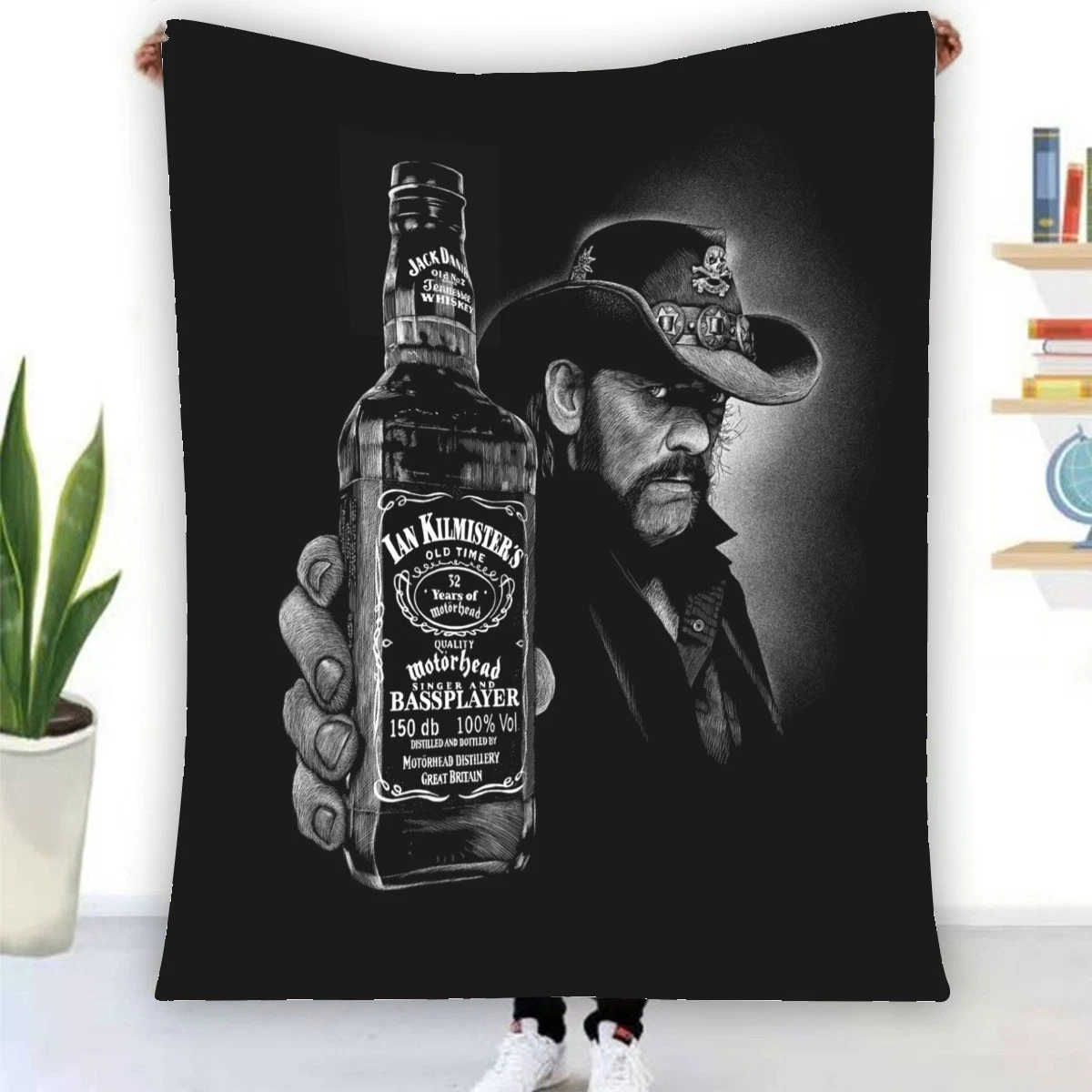 Legend Lemmy Motorhead Fleece Blanket