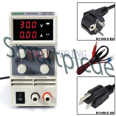 NEW KPS3010D 30V 10A Adjustable Switching DC Power Supply 110V/220V