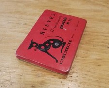 Vintage Reeves Greyhound Pastels N 12 Tin  1950s