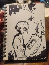 Product Image: Mega Man 8.5 X 5.5 Original Art