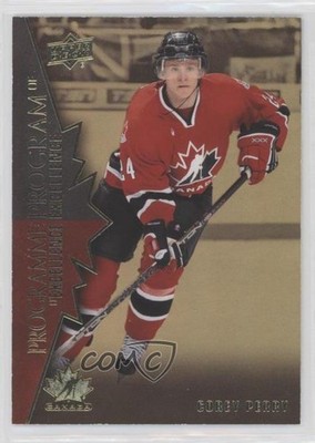 2021 Upper Deck Tim Hortons Team Canada Program of Excellence Corey Perry 12ih