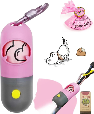 #ad Wait.. I Need This Dog Poop Bag Holder Dispenser with LED Flashlight Upgraded $14.99