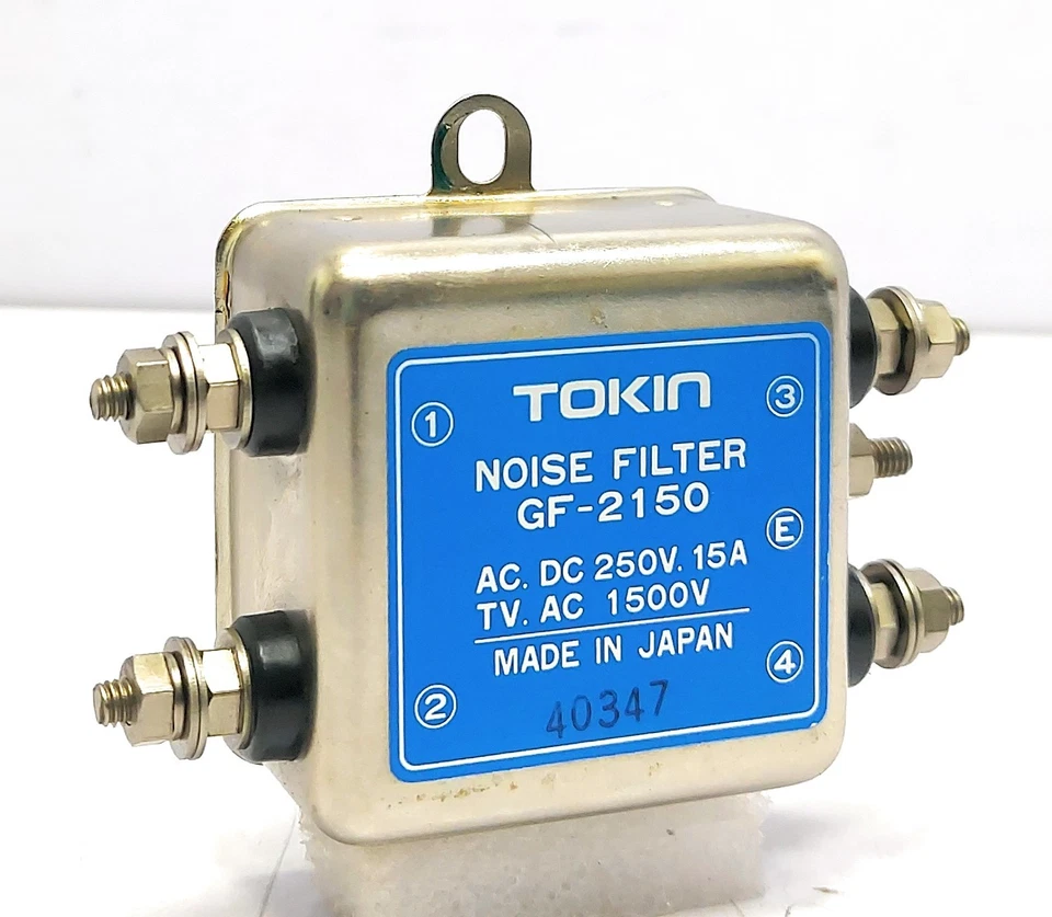 TOKIN GF-2150 Noise Filter AC DC 250V 15A - Image 2 of 4